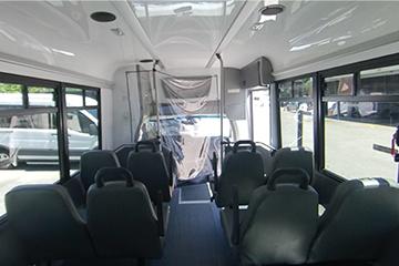 Black SUVs on a highway