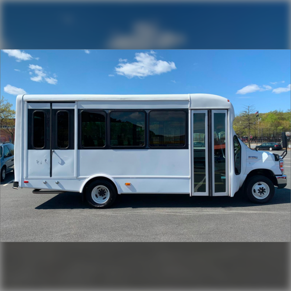 Black SUVs on a highway