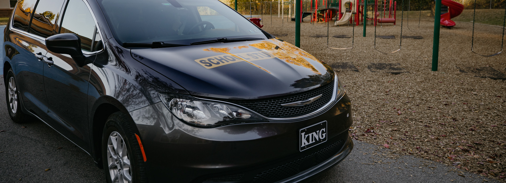 King Transportation school vehicles for daily student pick-up and drop-off